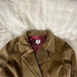 Margaret O’Leary Brown Silk Velvet Blazer